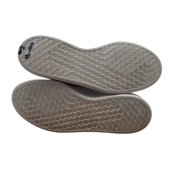 Adidas White Sneakers with Pink Accents size 8.5 - Picture 6 of 10